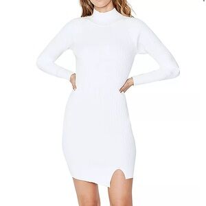 Bardot Ribbed-Knit Sweater Dress